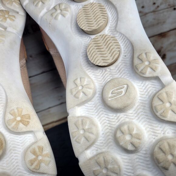 Skechers Go Step Goga Max Women's Size 9.5 Natural Beige Casual Boat Shoes 14416 - Picture 10 of 14